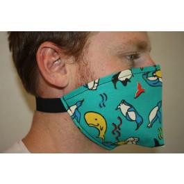 NEU! Mund- und Nasenmaske für Hörgeräteträger oder Friseurbesuche Pinguin 4416