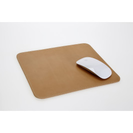Mousepad aus Vollrindleder BIO Naturleder  4232-6